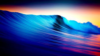 دانلود والپیپر امواج دریا طبیعت Ocean Waves Nature Scenery