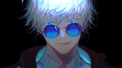 دانلود والپیپر ساتورو گوجو با عینک جوجوتسو کایسن Satoru Gojo Glasses Jujutsu Kaisen