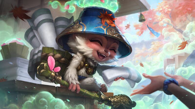 دانلود والپیپر تیمو اسپیریت بلاسم LoL Wild Rift Splash Art
