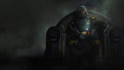 دانلود والپیپر کتاب بوبا فت تخت سلطنت The Book of Boba Fett