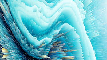 دانلود والپیپر موج آبی انتزاعی Abstract Blue Wave Background