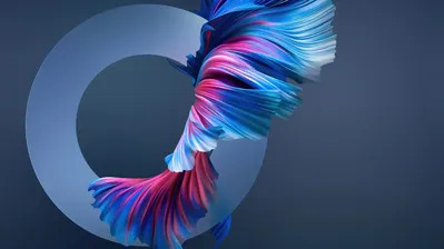 دانلود والپیپر انتزاعی رنگی هواوی Abstract Digital Art Colorful Huawei