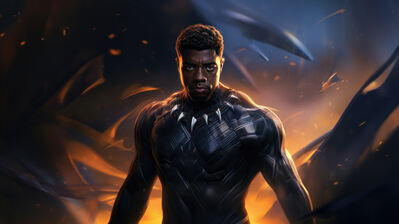 دانلود والپیپر پلنگ سیاه تی‌چالا مارول Black Panther T'Challa Marvel