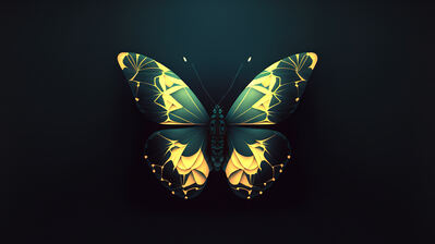 دانلود والپیپر پروانه و حشره آبسترکت Butterfly Insect Animal Abstract