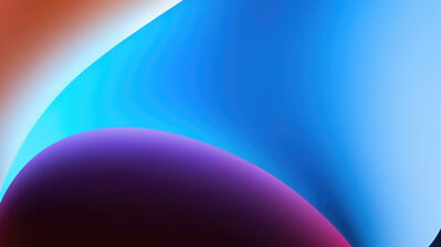 دانلود والپیپر انتزاعی آبی iOS ۱۶ iPhone 14 Abstract iOS 16 Blue