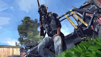 دانلود والپیپر پابجی انتزاعی PUBG Lowpoly Abstract