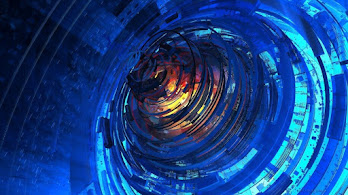 دانلود والپیپر مارپیچ انتزاعی آرت دیجیتال Spiral Abstract Digital Art