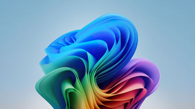 دانلود والپیپر انتزاعی رنگی ویندوز ۱۱ Windows 11 Colorful Abstract