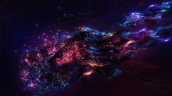 دانلود والپیپر انتزاع فضایی Space Abstract Illustration Background