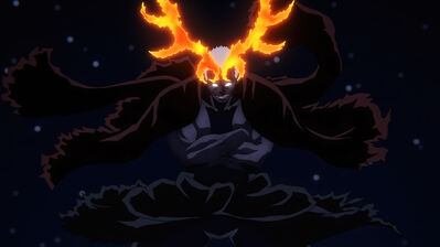 دانلود والپیپر شیطان هیباچی شینمون از فایر فورس Fire Force Demon Hibachi Shinmon S03