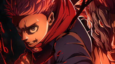 دانلود والپیپر یوجی از جوجوتسو کایسن Yuji Jujutsu Kaisen