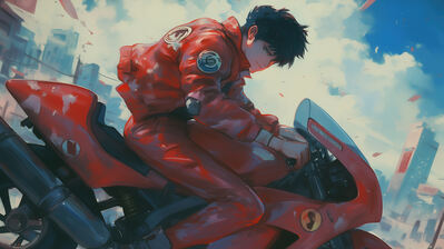 دانلود والپیپر آکیرا موتور Akira Motorcycle Mitsuru Kuwata