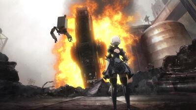 دانلود والپیپر نیئر اتوماتا ۲بی Nier Automata Ver1.1a YoRHA 2B