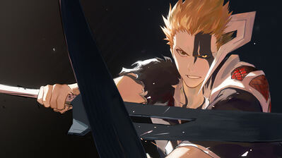 دانلود والپیپر ایچیگو بنکای دوتا شمشیر هالو بلید Ichigo Bankai Dual Sword Merged Hollow Bleach TYBW
