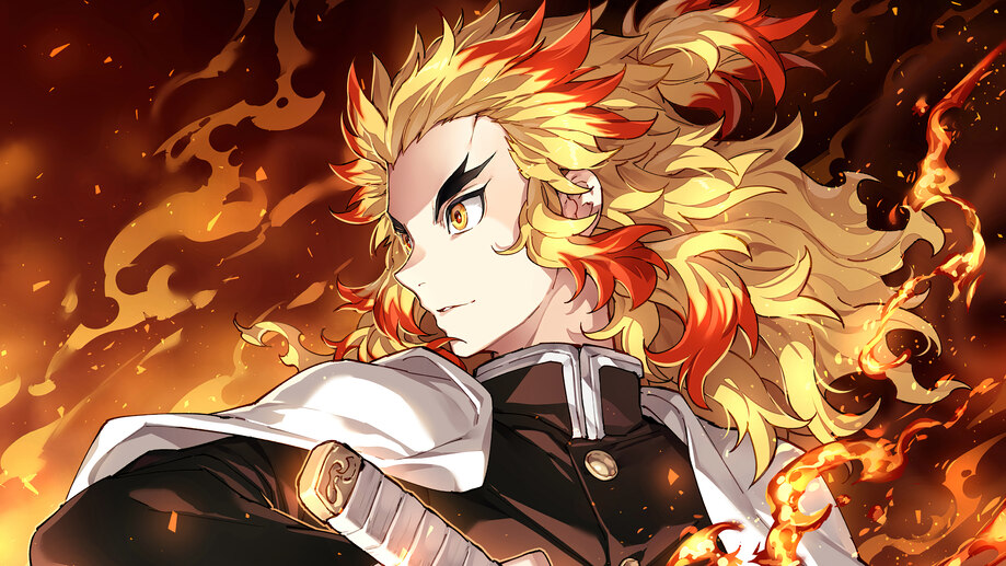 دانلود والپیپر کیوجورو رنگوکو Demon Slayer Kyojuro Rengoku
