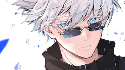 دانلود والپیپر ساتورو گوجو عینکی Jujutsu Kaisen Satoru Gojo Glasses