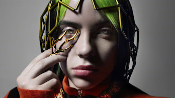 دانلود پوستر بیلی آیلیش وگ بیلبورد Billie Eilish Vogue Photoshoot
