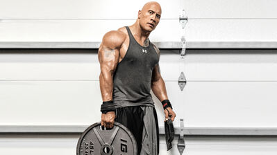 دانلود والپیپر دواین جانسون تمرین Dwayne Johnson Workout