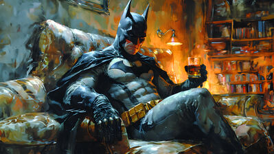 دانلود والپیپر بتمن آرت DC کامیکس Batman DC