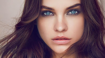 دانلود پوستر باربارا پالوین دختر چشم آبی Beautiful Blue Eyes Girl Barbara Palvin