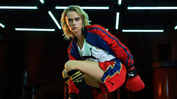 دانلود والپیپر کارا دلوینگین فوتوشوت Cara Delevingne Puma Photoshoot Blonde Model
