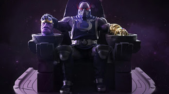 دانلود والپیپر دارکسید در مقابل تانوس Darkseid Thanos