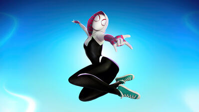 دانلود والپیپر اسکین اسپایدر گوئن در فورتنایت Fortnite Spider-Gwen Skin