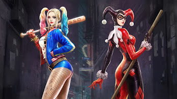 دانلود والپیپر هارلی کویین کاستوم دی‌سی Harley Quinn Suit Costume DC Comics Girls
