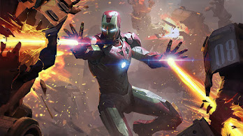 دانلود پوستر آیرون من بلسترها Iron Man Blasters