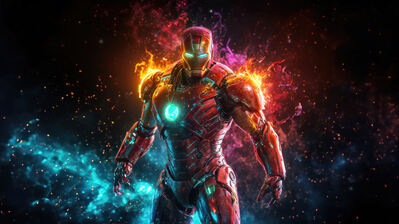 دانلود والپیپر آیرون من مارول Iron Man Marvel Superhero
