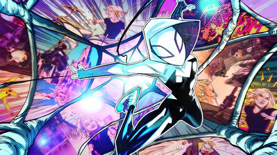 دانلود والپیپر اسپایدر-گوئن فورتنایت Spider-Gwen Fortnite Loading Screen