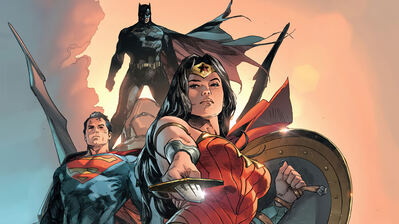 دانلود والپیپر واندر وومن سوپرمن بتمن دیسی کامیکس Wonder Woman Superman Batman DC Comics