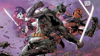 دانلود والپیپر بتمن در مقابل دث‌استروک Batman vs. Deathstroke DC