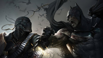 دانلود والپیپر بتمن در مقابل دث‌استروک Batman vs Deathstroke