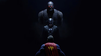 دانلود والپیپر دارکسید بتمن علیه سوپرمن Darkseid