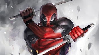 دانلود والپیپر ددپول با کاتانا Deadpool Katana