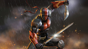 دانلود والپیپر دث‌استروک با شمشیرها Deathstroke Swords