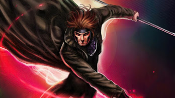 دانلود والپیپر گمبیت و کارت‌ها کمیک Marvel Gambit Cards
