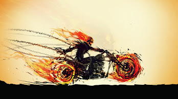 دانلود والپیپر موتور سیکلت گوست رایدر Ghost Rider Motorcycle