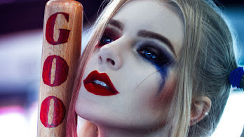دانلود والپیپر هارلی کوئین کازپلی Harley Quinn Cosplay