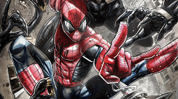 دانلود والپیپر اسپایدرمن تار مارول Spider-Man Web Shoot Marvel