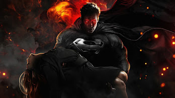 دانلود والپیپر سوپرمن کت‌وسوار مشکی هنری کاویل Superman Black Suit Henry Cavill Justice League Snyder Cut