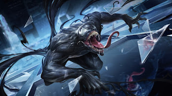 دانلود والپیپر ونوم مارول کامیکس آرت Venom Marvel Comics Art