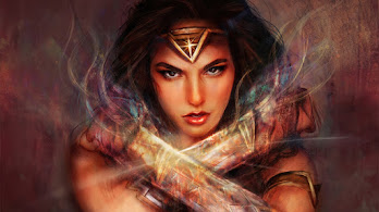 دانلود والپیپر هنر دیسی واندر وومن Wonder Woman DC Art