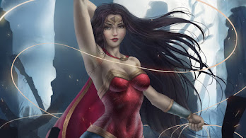 دانلود والپیپر واندر وومن دی‌سی آرت Wonder Woman DC Art