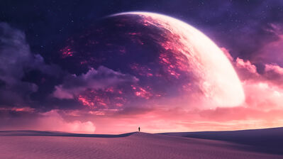 دانلود والپیپر منظره بیابان Desert Landscape