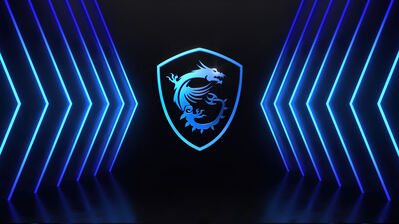 دانلود والپیپر لوگوی ام‌اس‌آی MSi Logo