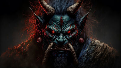 دانلود والپیپر اونی شیطان فانتزی Oni Demon Fantasy