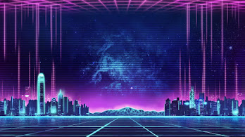 دانلود والپیپر دیجیتال شهر انتزاعی Abstract City Buildings Digital Art