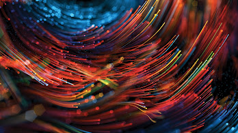 دانلود والپیپر فیبر نوری رنگی Fiber Optic Colorful Background